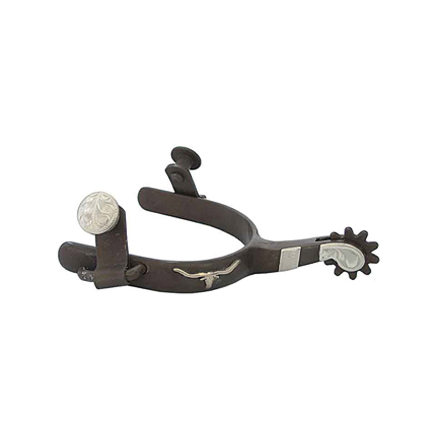 Espuelas western niño negras cow horn Lakota