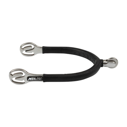 Espuelas Metalab ruleta lisa c/goma super grip