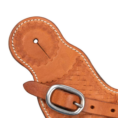 Cordones espolones gota baloncesto con hebilla Pool's - Natural