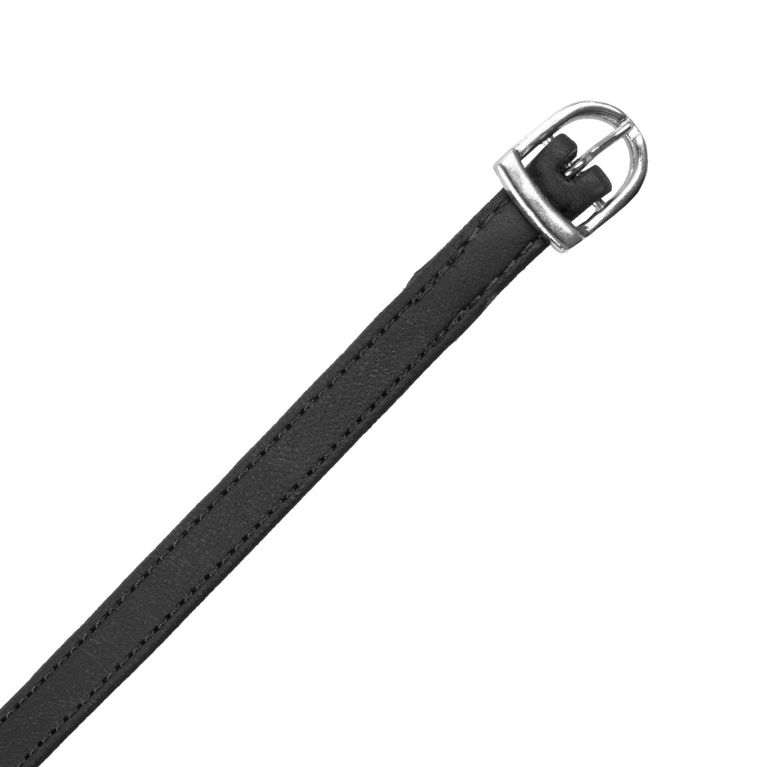 Correas de espuelas cuero interior nylon Pro-Light - Negro
