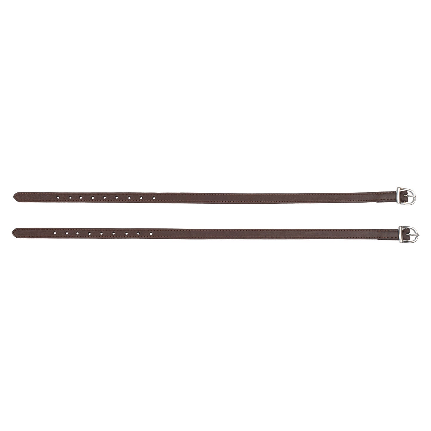 Correas de espuelas cuero interior nylon Pro-Light - Marrón oscuro