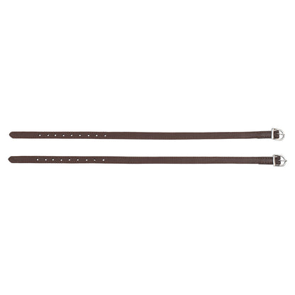 Correas de espuelas cuero interior nylon Pro-Light - Marrón oscuro