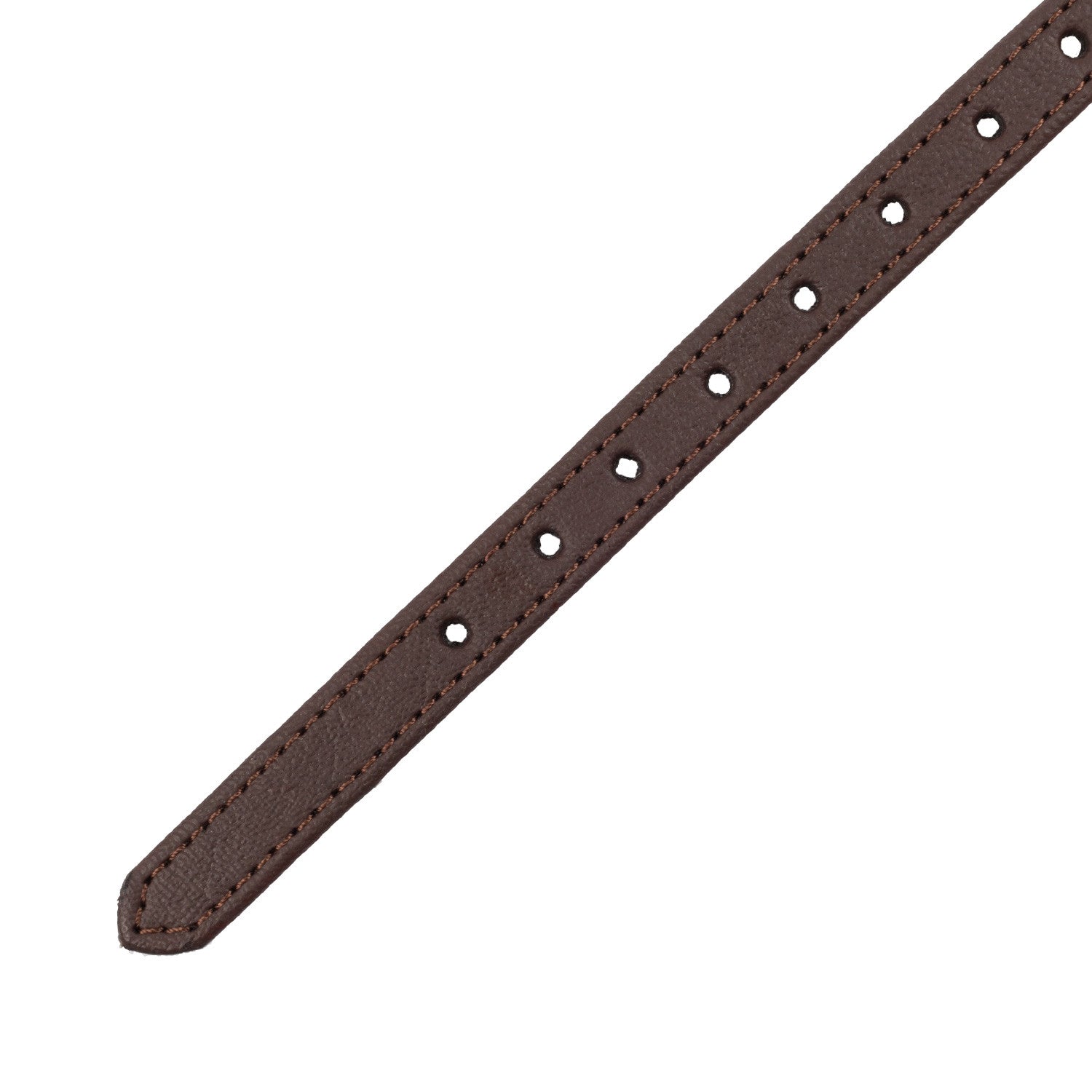 Correas de espuelas cuero interior nylon Pro-Light - Marrón oscuro