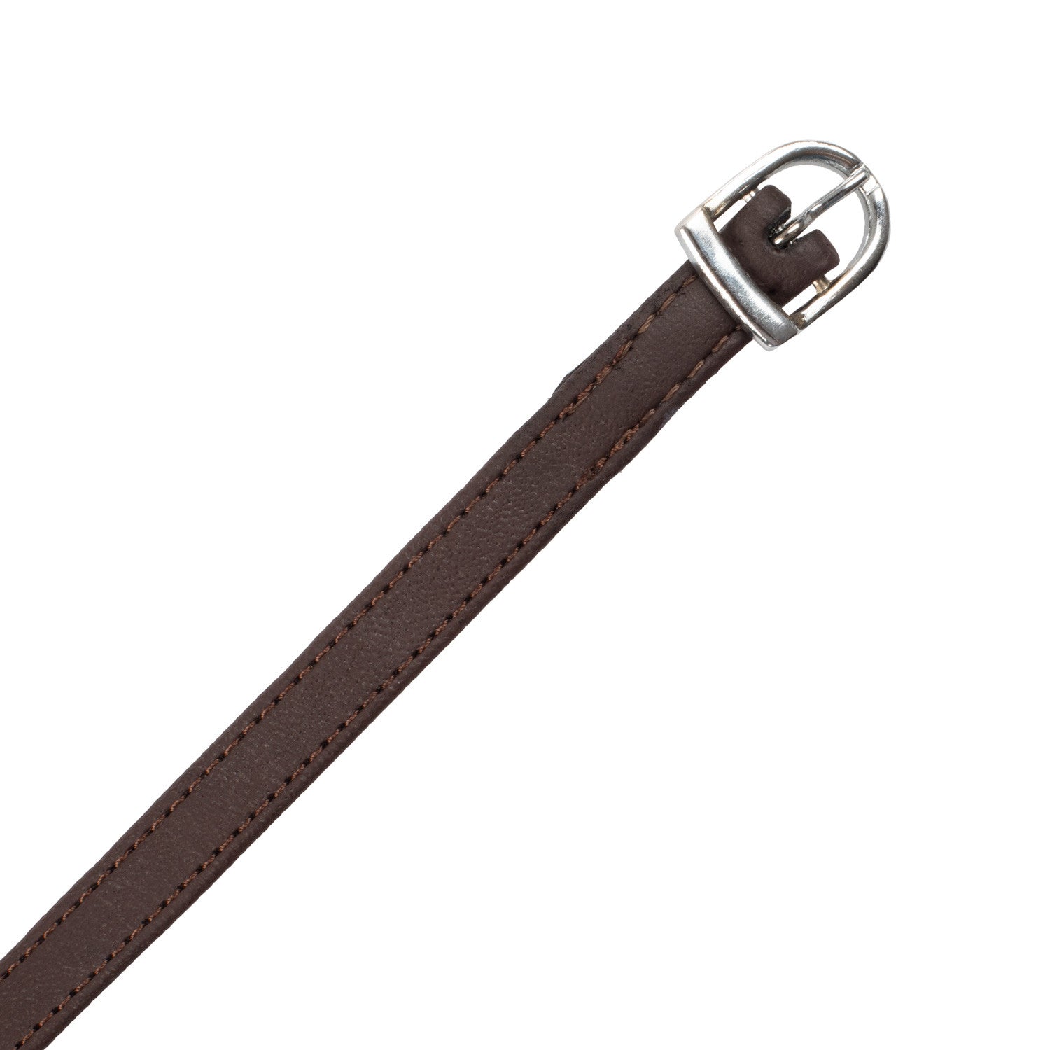 Correas de espuelas cuero interior nylon Pro-Light - Marrón oscuro