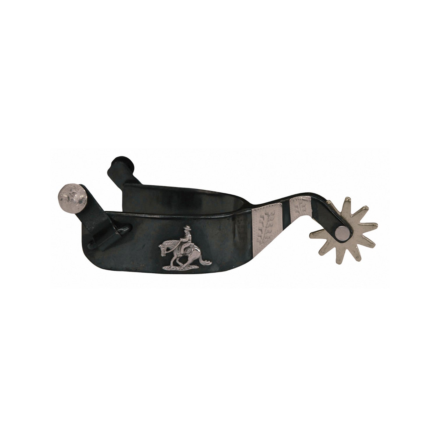 Espuelas western negras reining Pool's