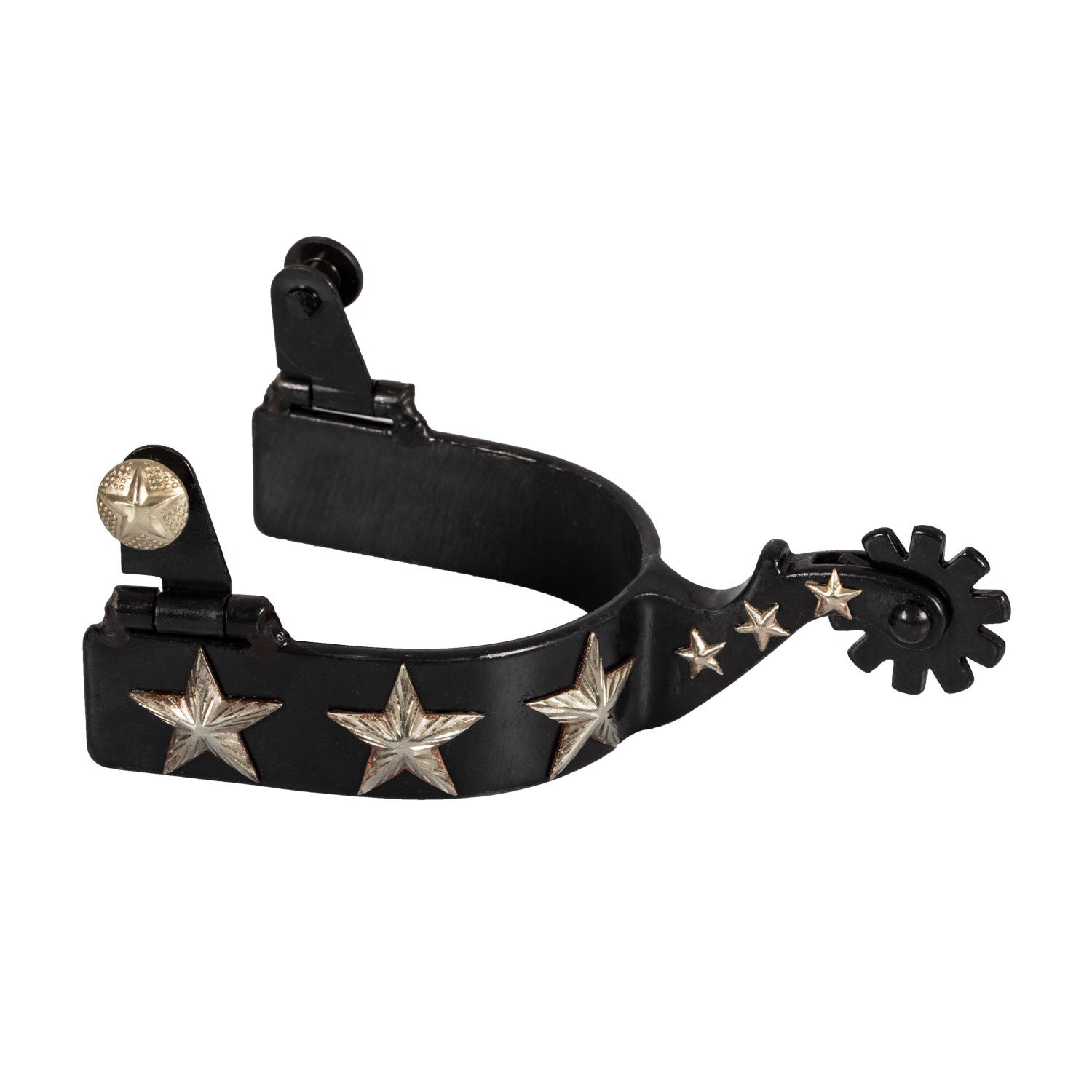 Espuelas western bruñidas 6 estrellas Pool's