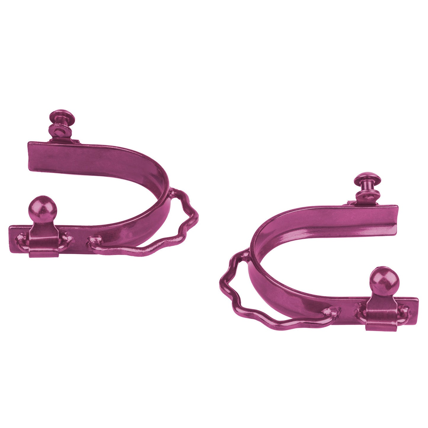 Espuelas western barrel de colores Pool's - Fucsia