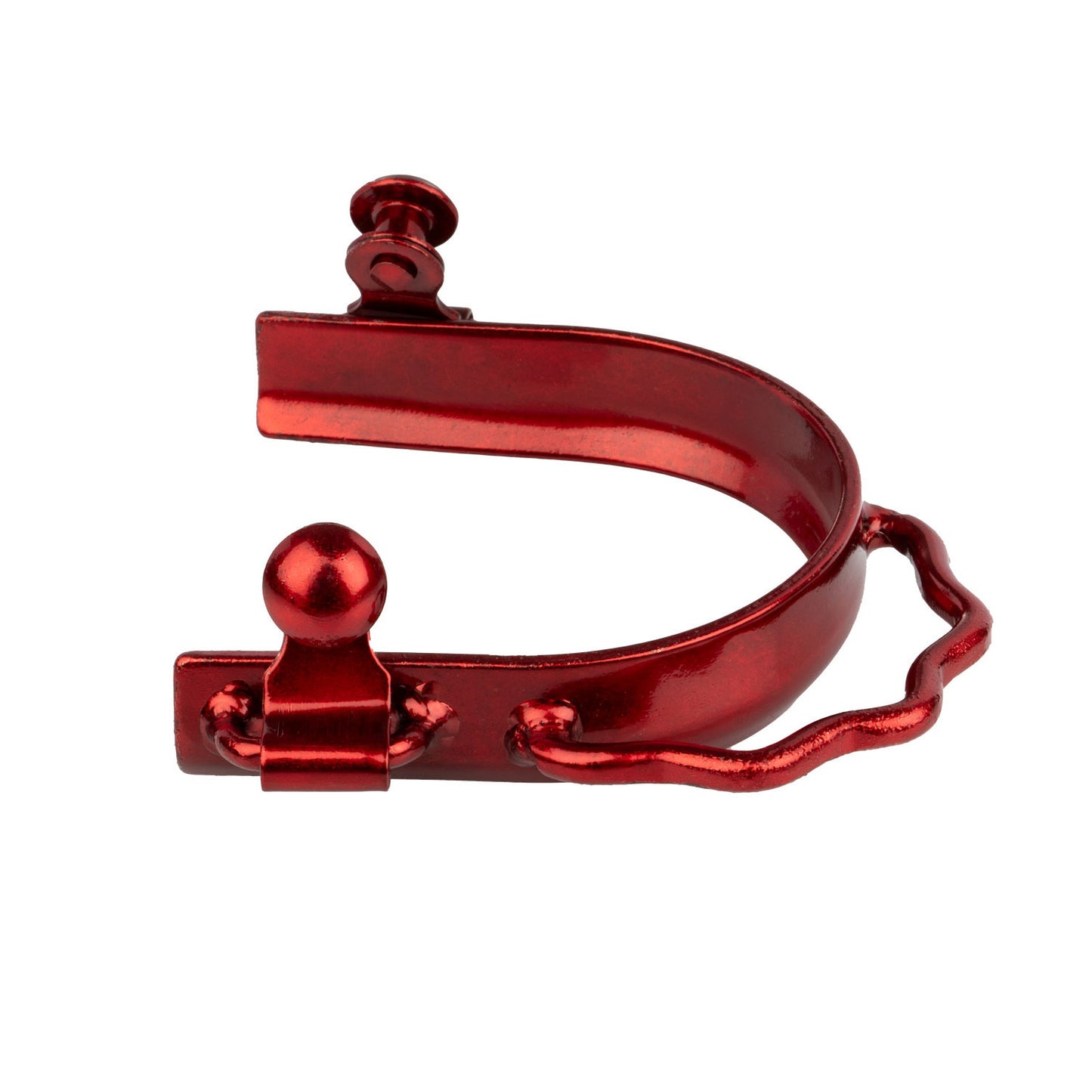 Espuelas western barrel de colores Pool's - Rojo