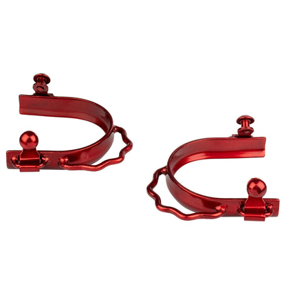 Espuelas western barrel de colores Pool's - Rojo