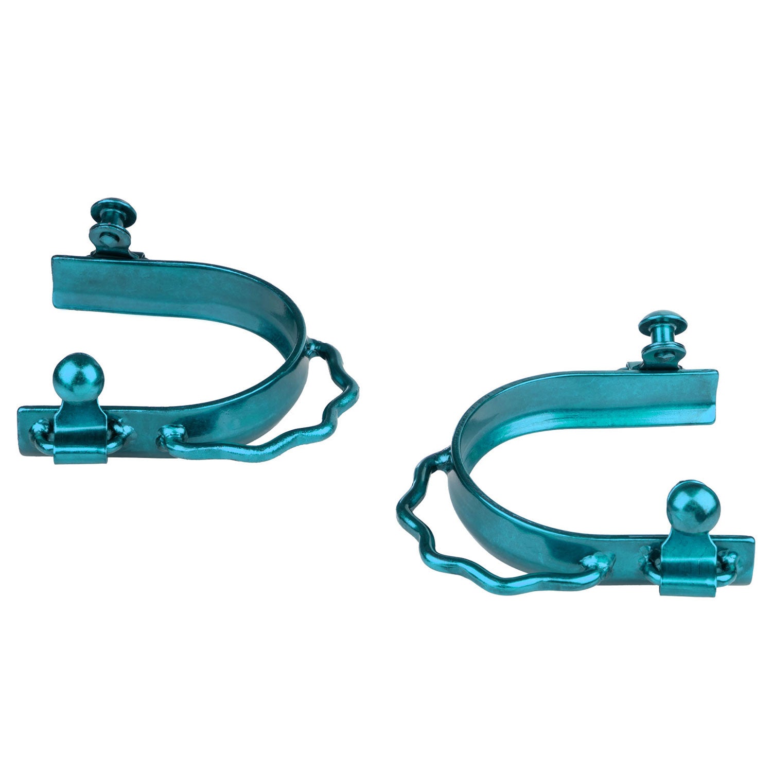 Espuelas western barrel de colores Pool's - Azul royal