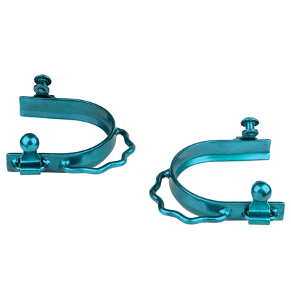 Espuelas western barrel de colores Pool's - Azul royal