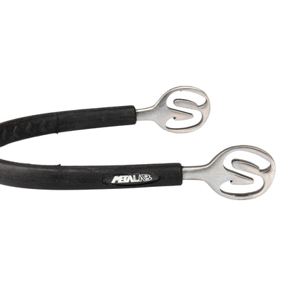 Espolones Metalab martillo c/goma super grip - Gunmetal