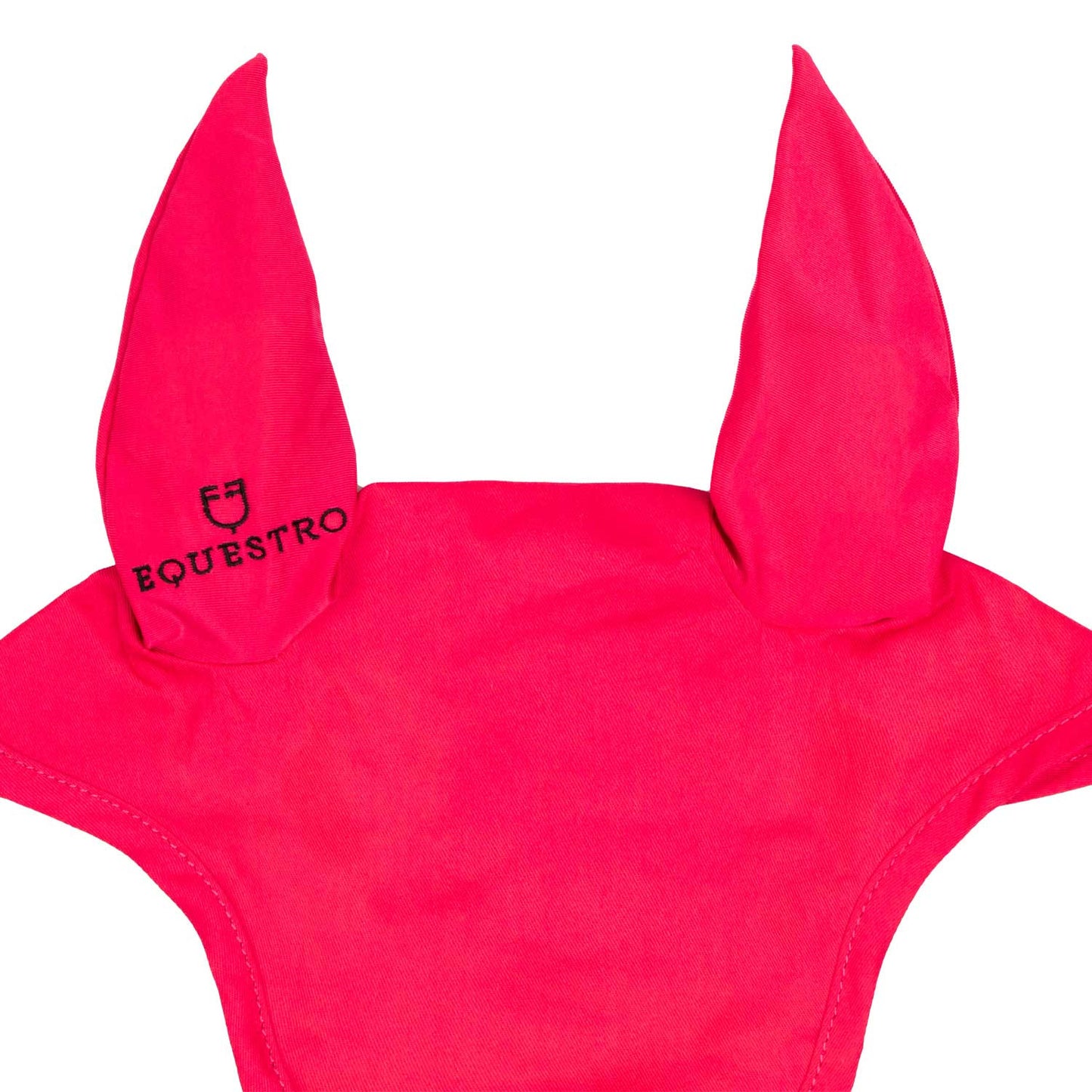 Gorro para pony de algodón con orejas elásticas Equestro - Fucsia