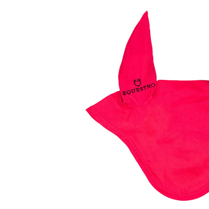 Gorro para pony de algodón con orejas elásticas Equestro - Fucsia