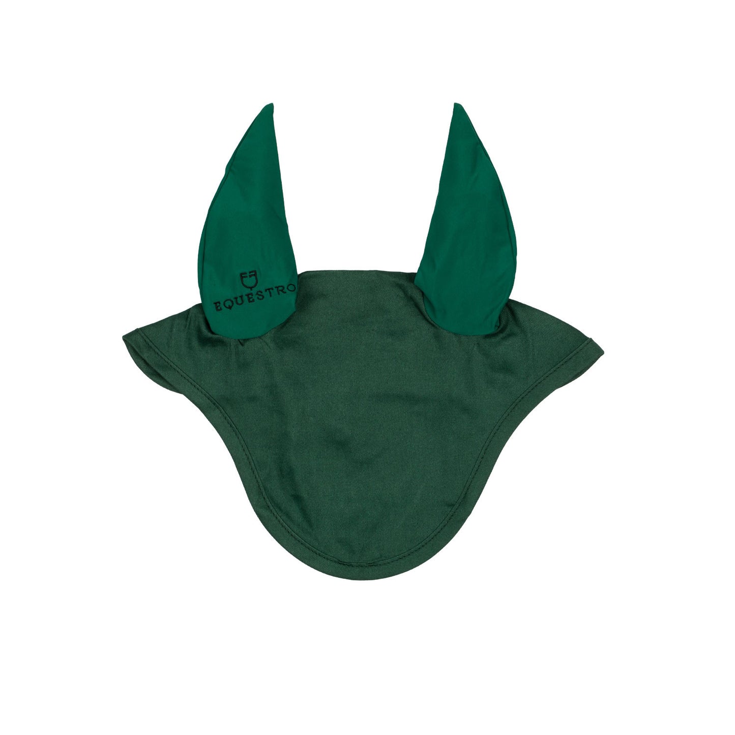Gorro para pony de algodón con orejas elásticas Equestro - Verde