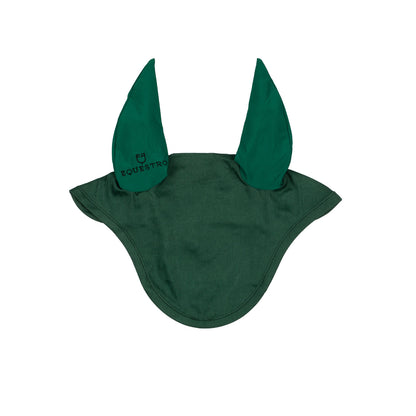 Gorro para pony de algodón con orejas elásticas Equestro - Verde