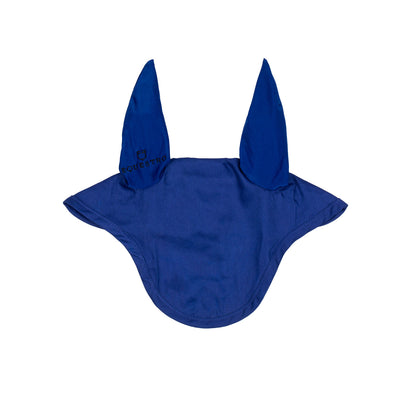 Gorro para pony de algodón con orejas elásticas Equestro - Azul royal
