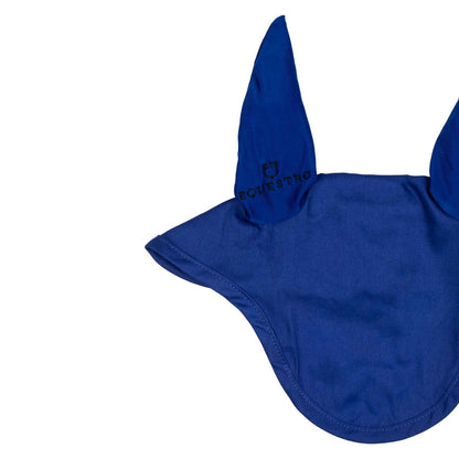 Gorro para pony de algodón con orejas elásticas Equestro - Azul royal