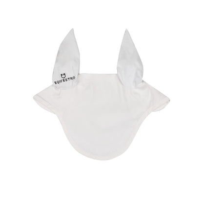 Gorro para pony de algodón con orejas elásticas Equestro - Blanco