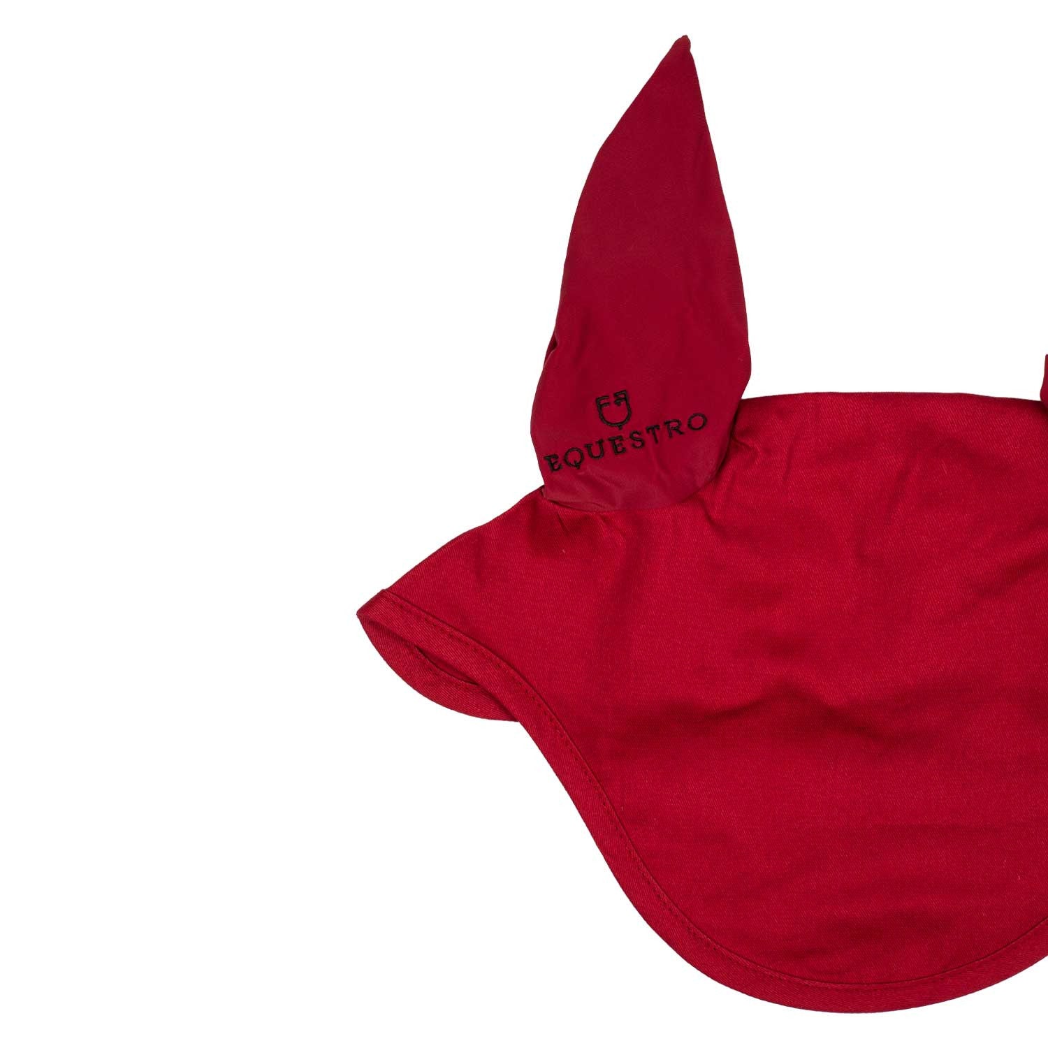 Gorro de algodón con orejas elásticas Equestro - Burdeos