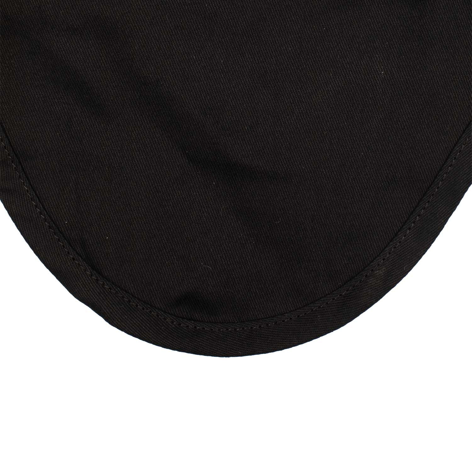 Gorro de algodón con orejas elásticas Equestro - Negro