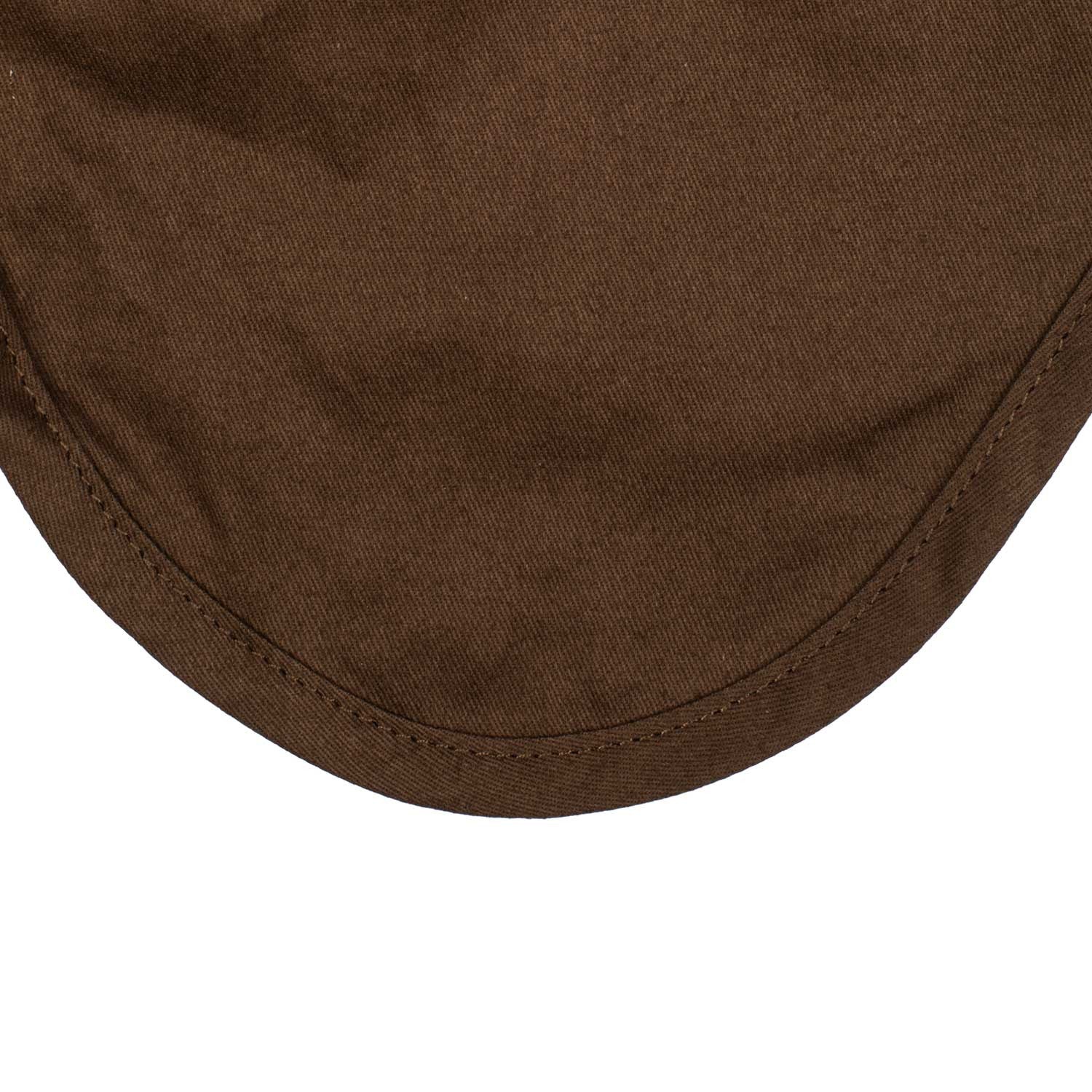 Gorro de algodón con orejas elásticas Equestro - Marrón