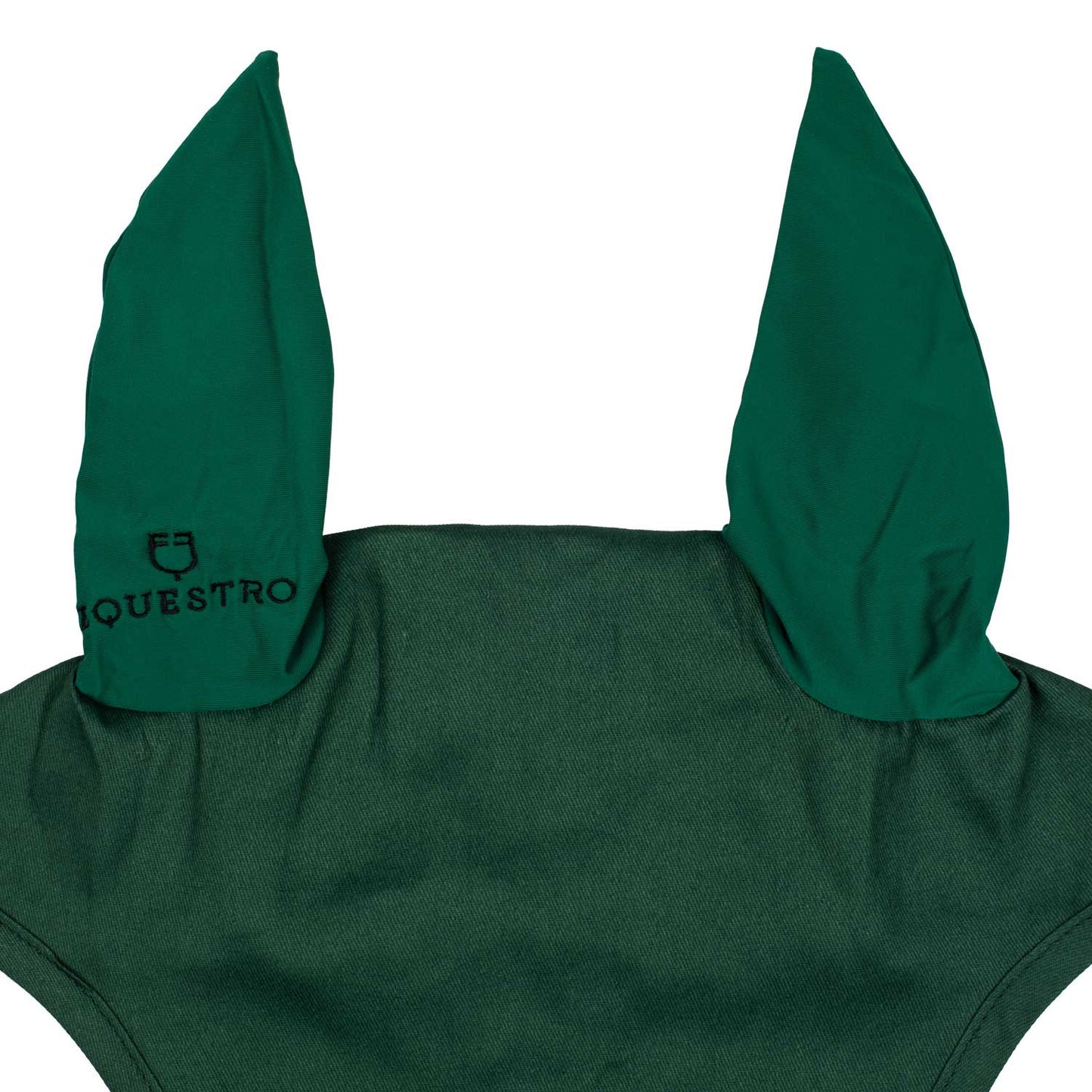 Gorro de algodón con orejas elásticas Equestro - Verde