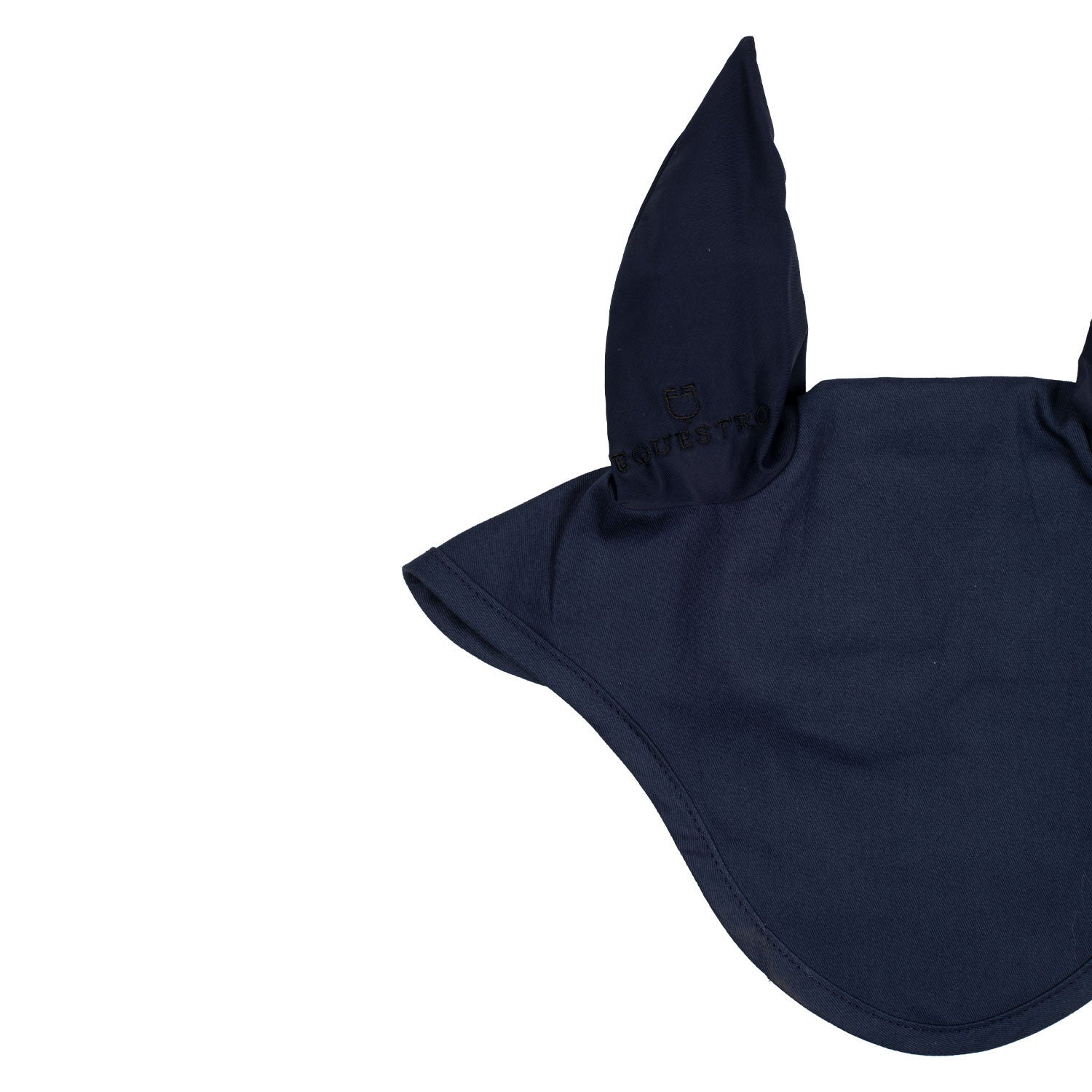 Gorro de algodón con orejas elásticas Equestro - Azul marino