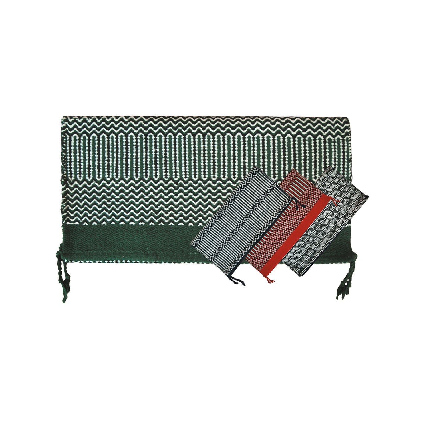 Alfombrilla navajo mex superior 32x64 Lakota - Verde