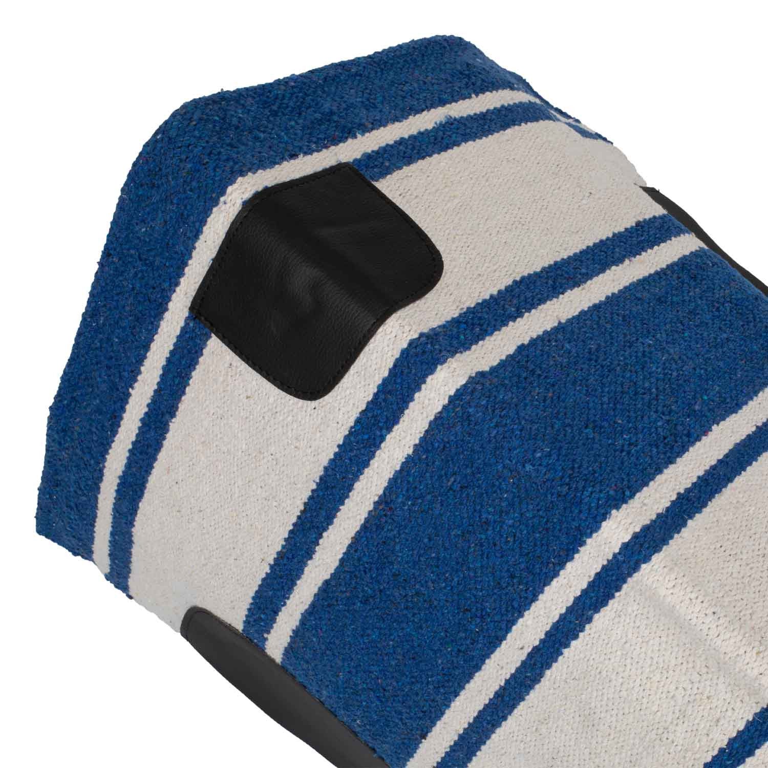 Tapete navajo con cuero Lakota - Rn1-Ltf
