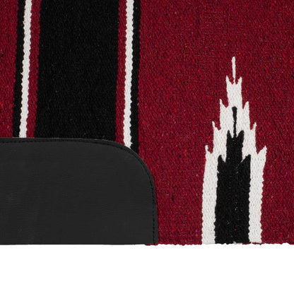 Tapete navajo con cuero Lakota - Rn1-Ltg