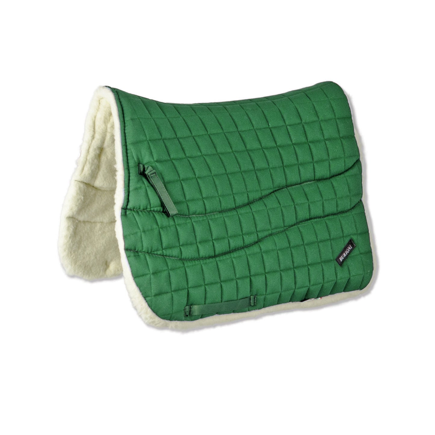 Mantilla de trekking algodón/lana Burioni - Verde