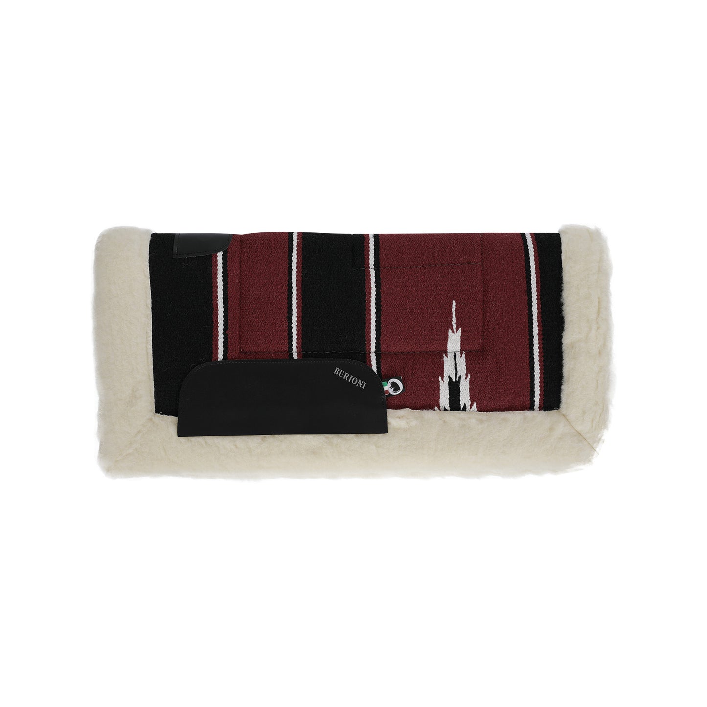 Manta western Navajo/pura lana Burioni - Rn1-Ltg