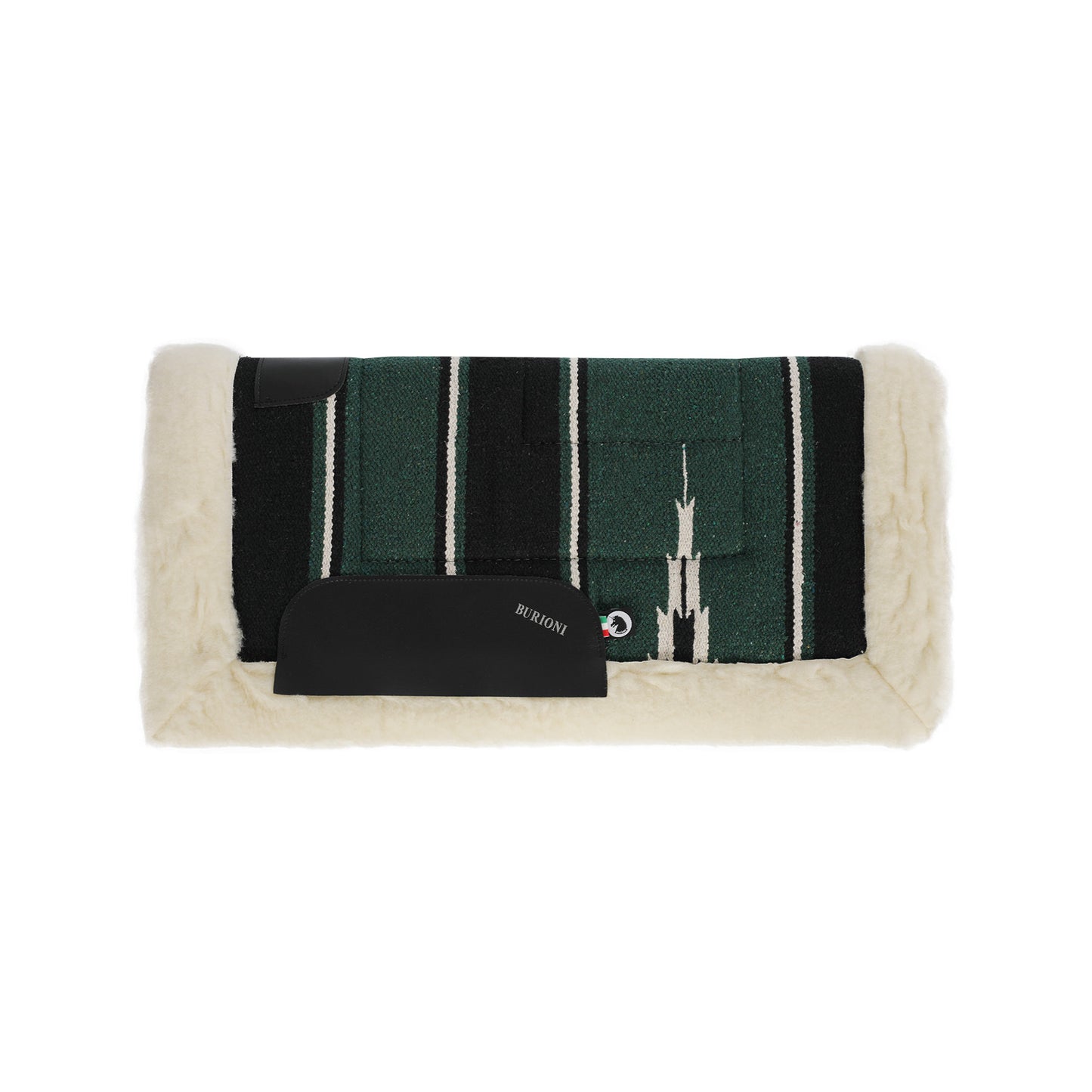 Manta western Navajo/pura lana Burioni - Rn1-Lth