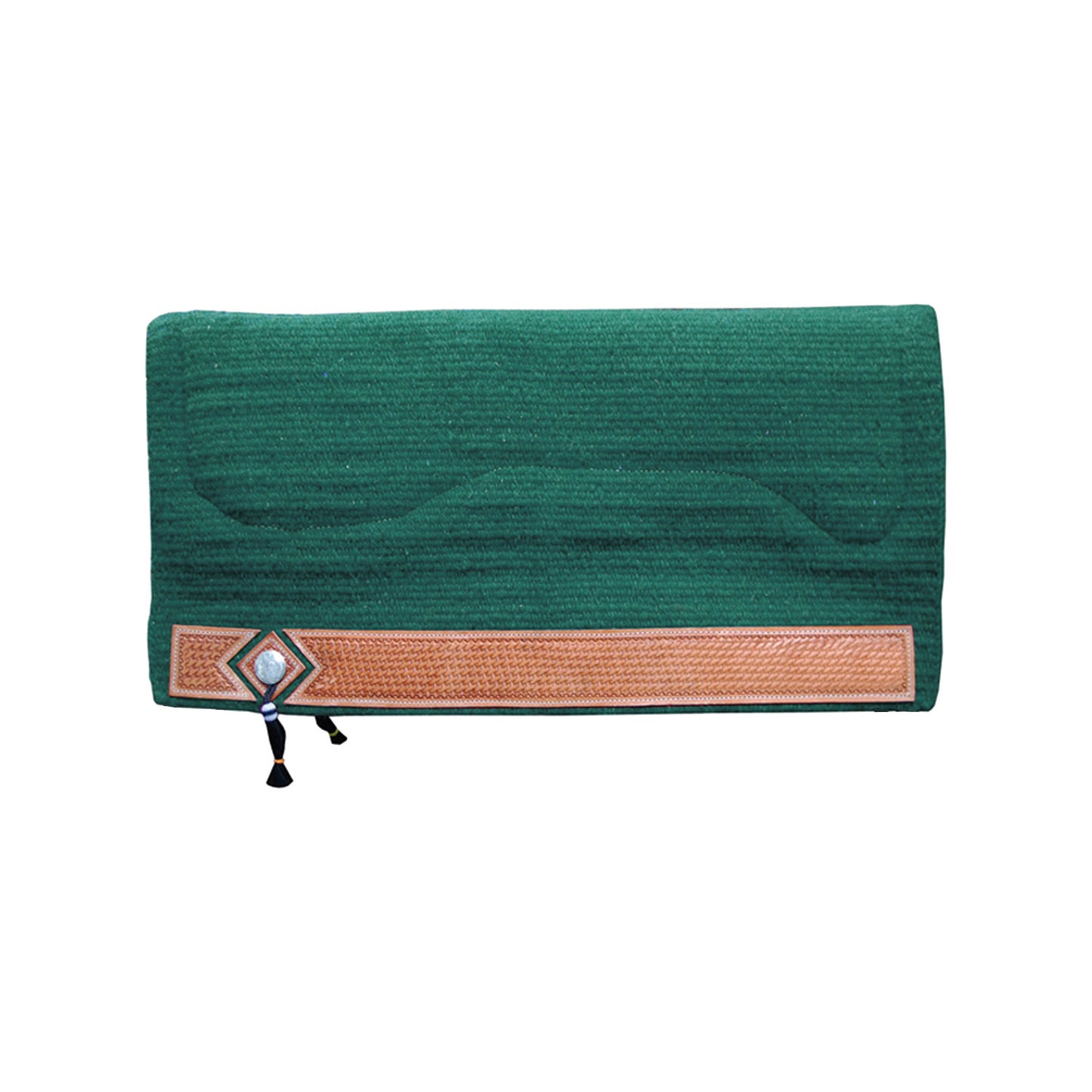 Manta western show alpaca basket Pool's - Verde