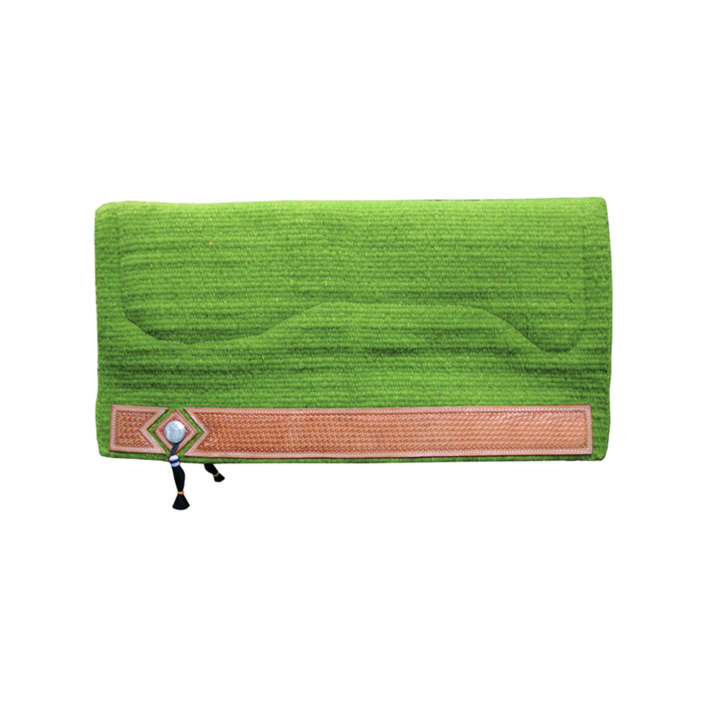 Manta western show alpaca basket Pool's - Lime