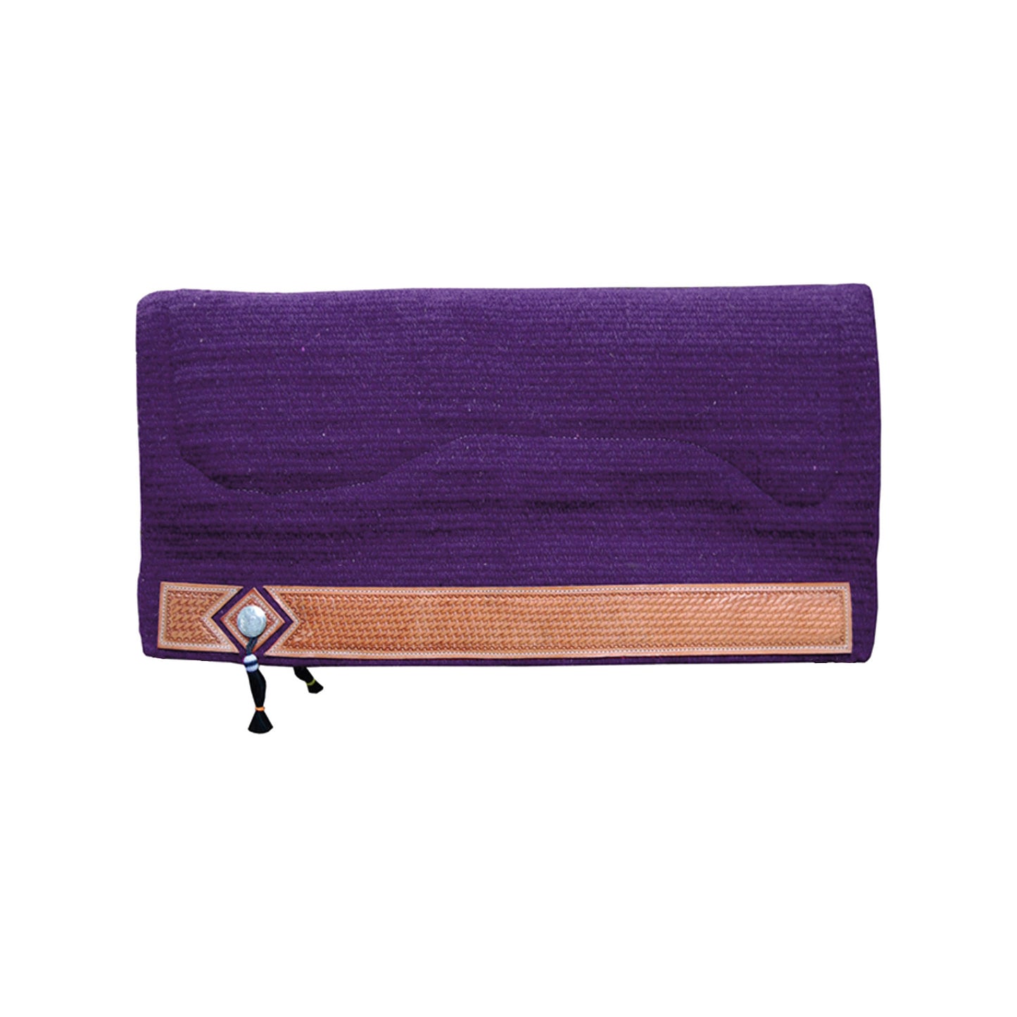 Manta western show alpaca basket Pool's - Morado