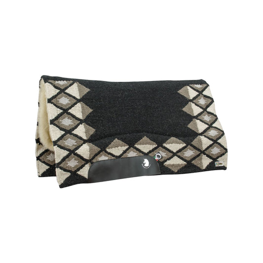 Sudadero show navajo garbio recortado Burioni - Black/Beige