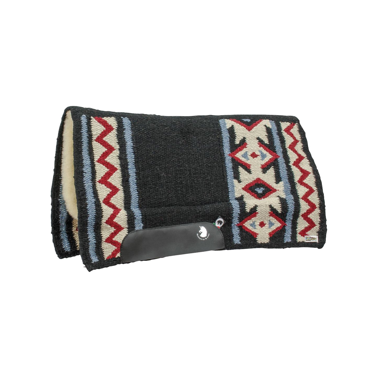Sudadero show navajo garbio recortado Burioni - Black/Blue