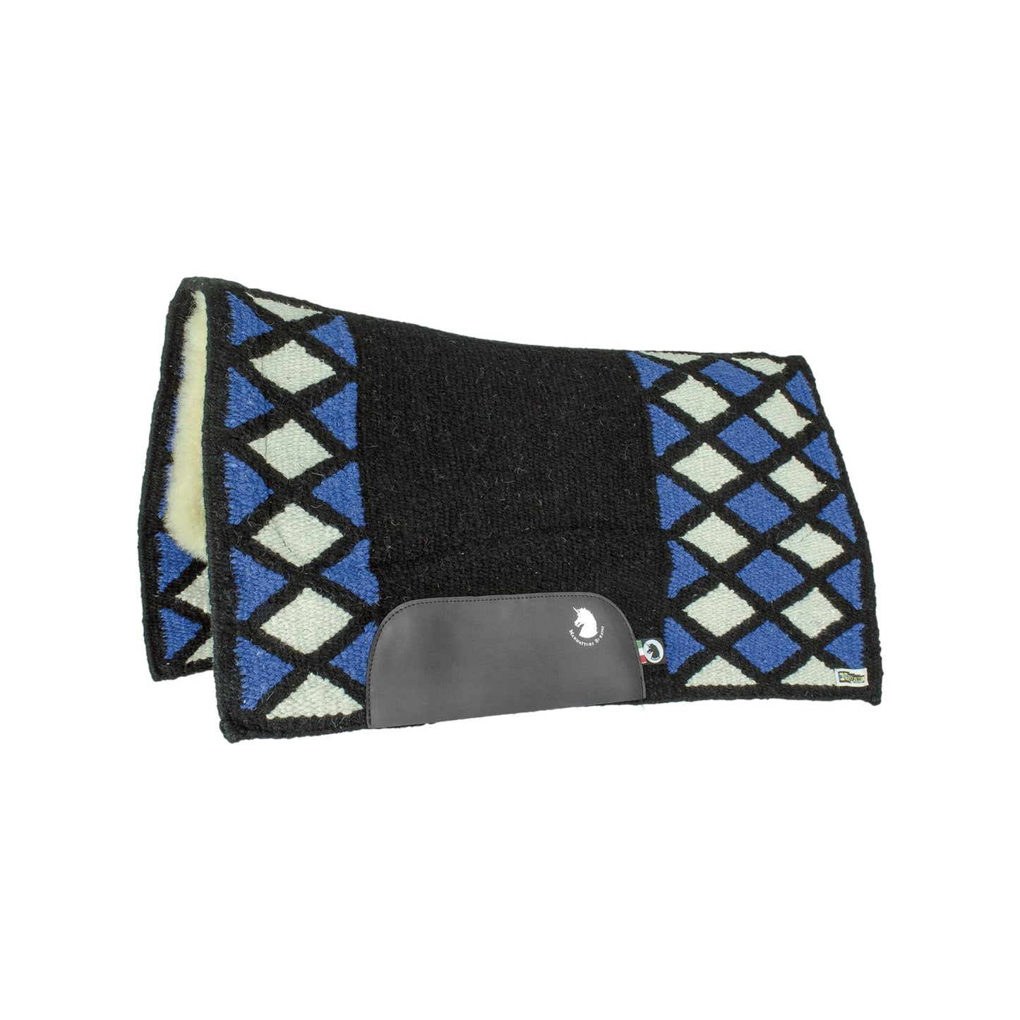 Sudadero show navajo garbio recortado Burioni - Black/Royal