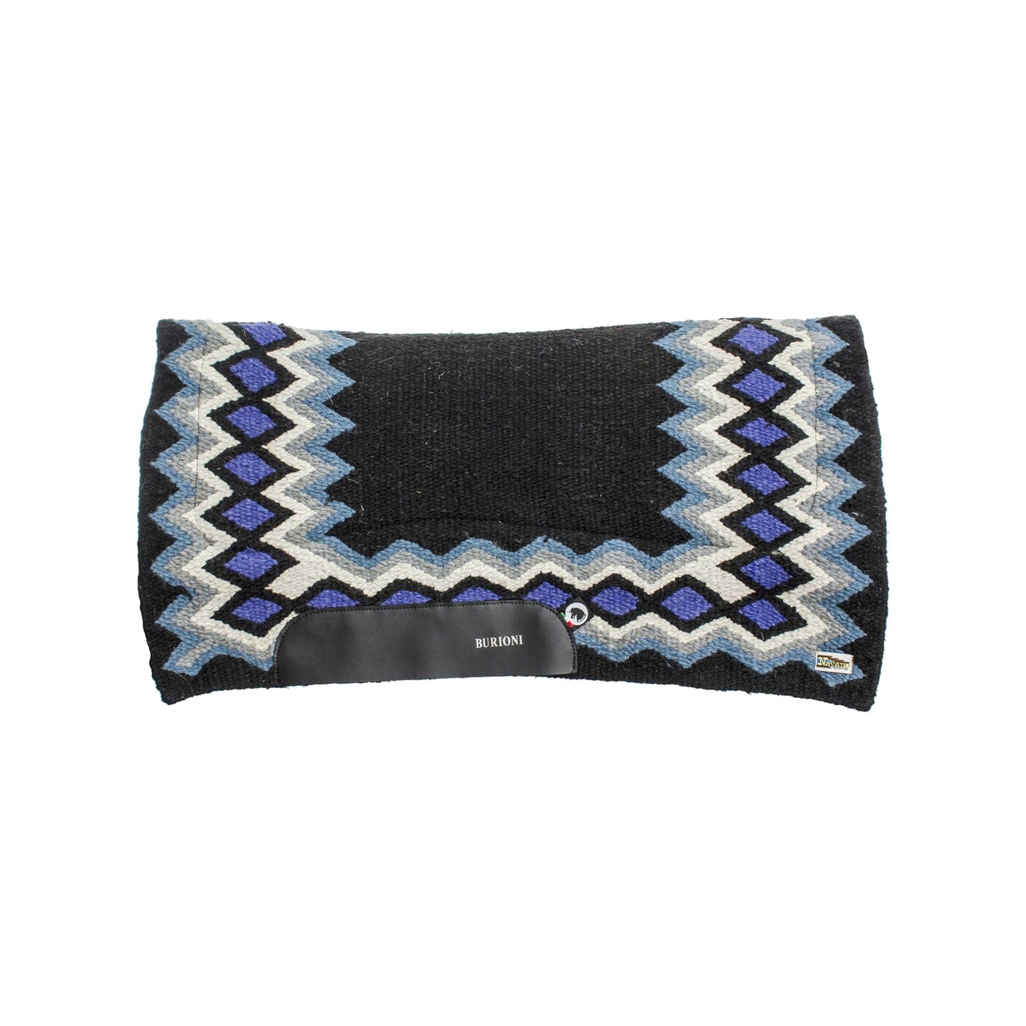 Sudadero show navajo garbio recortado Burioni - Black/Violet
