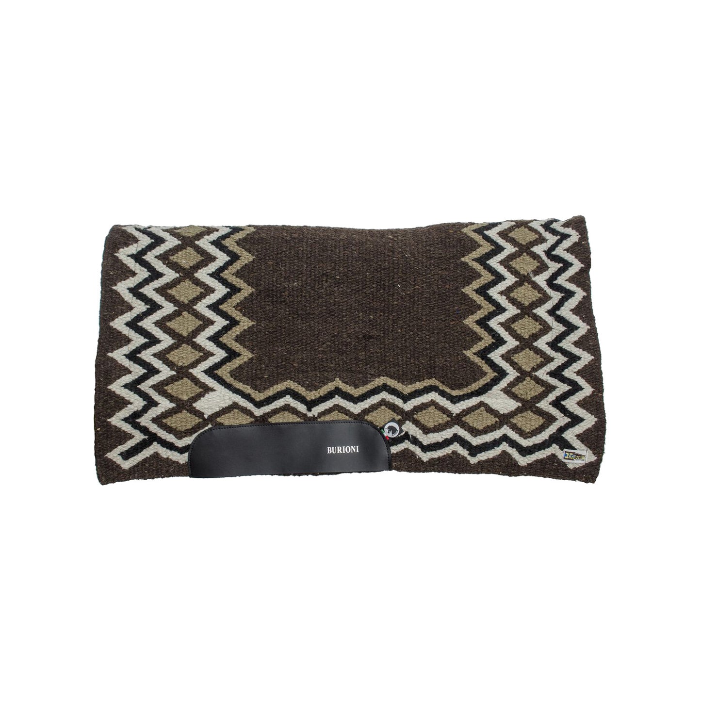 Sudadero show navajo garbio recortado Burioni - Brown/Beige