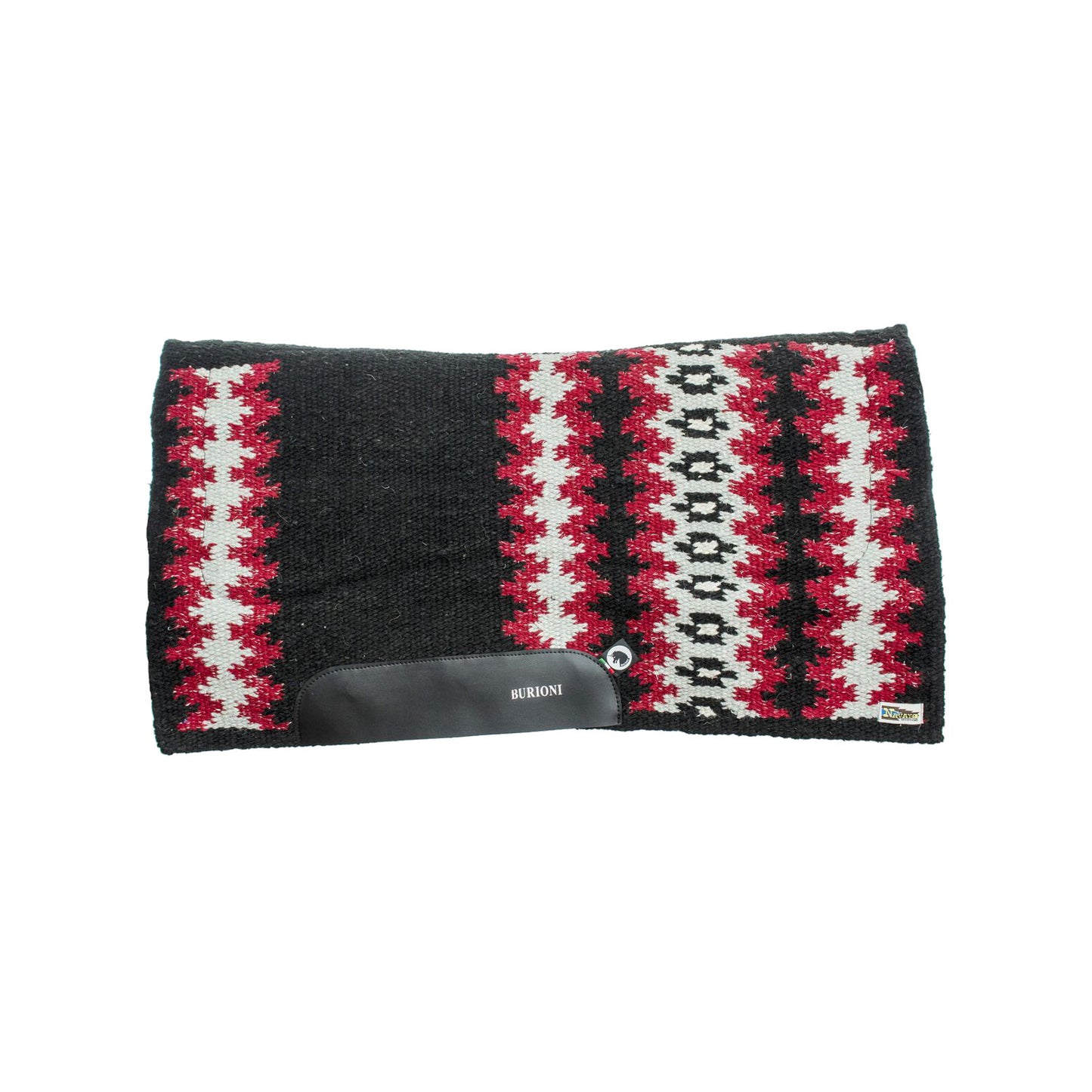 Sudadero show navajo garbio recortado Burioni - Red/Silver
