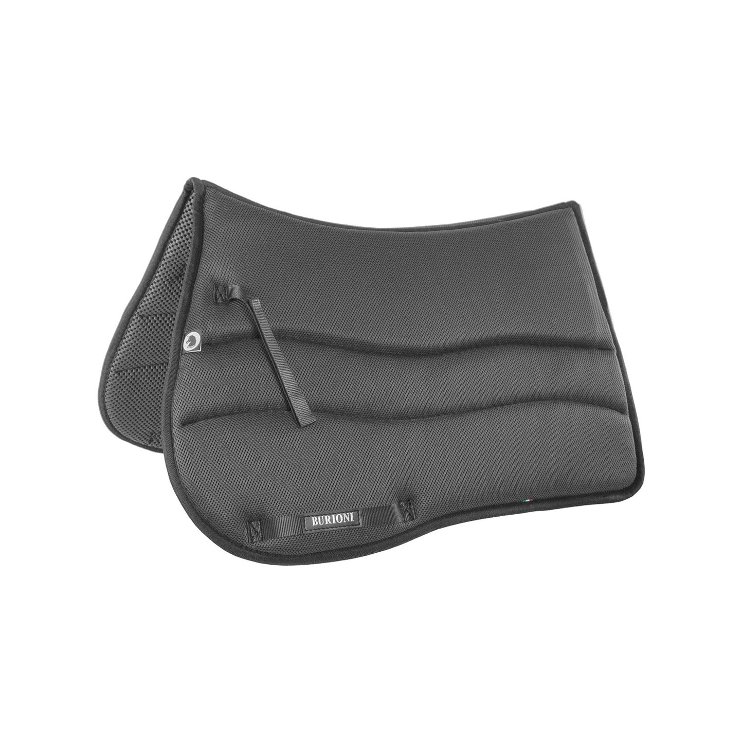 Mantilla inglesa rectangular Techno con Sympa Burioni - Negro