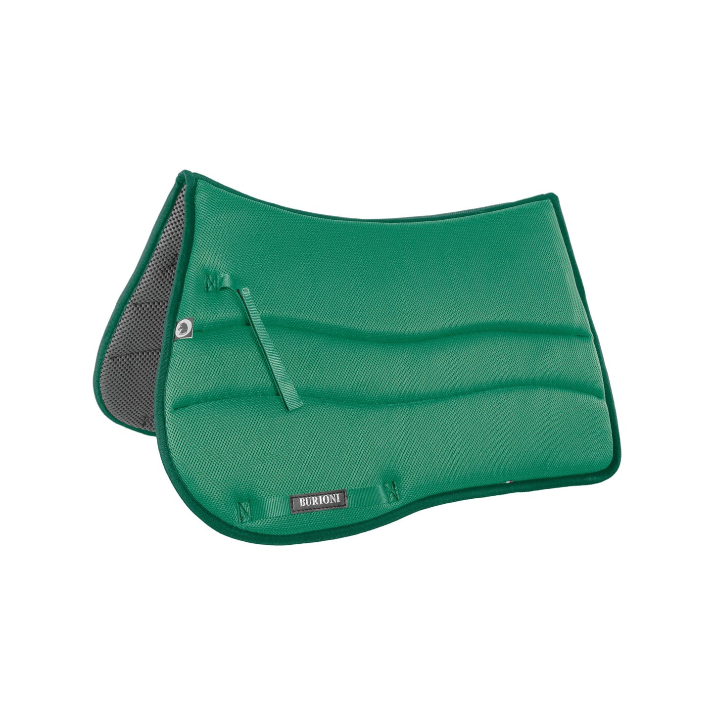 Mantilla inglesa rectangular Techno con Sympa Burioni - Hunter Green