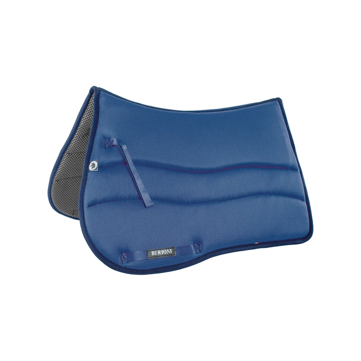 Mantilla inglesa rectangular Techno con Sympa Burioni - Azul marino
