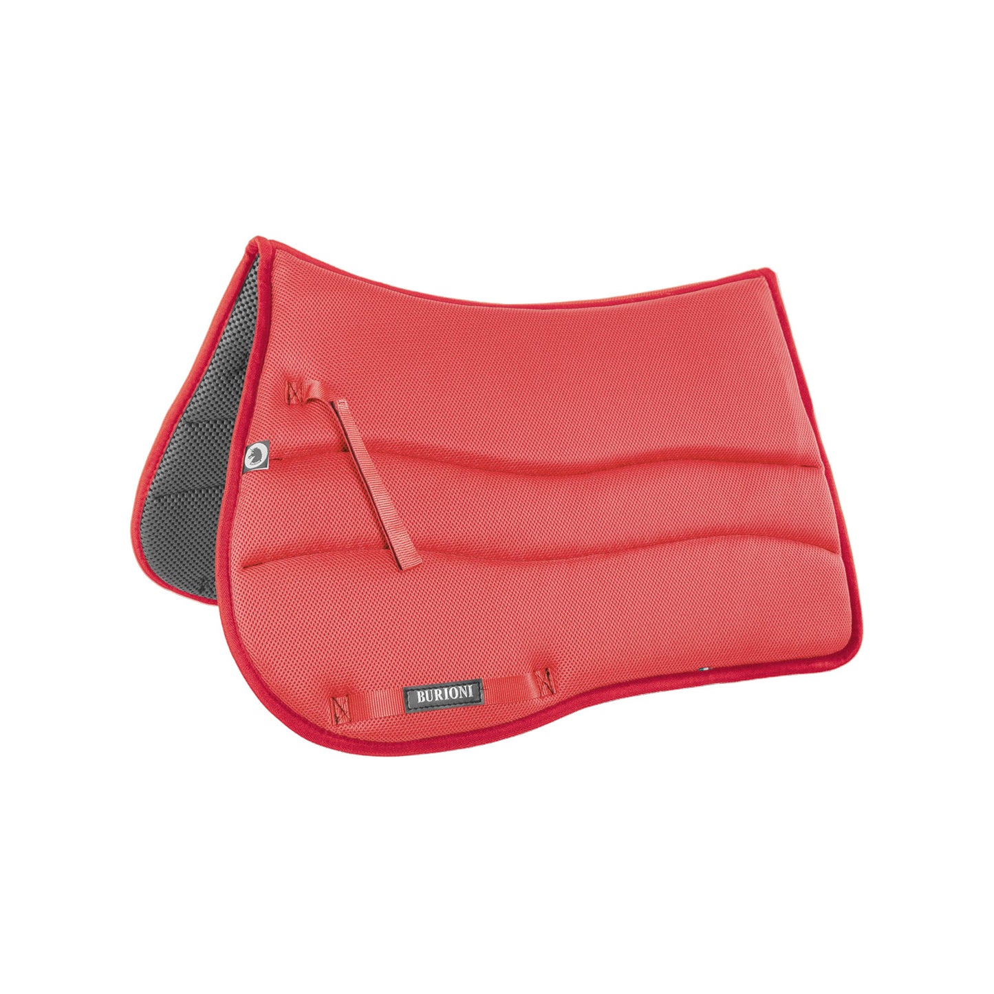 Mantilla inglesa rectangular Techno con Sympa Burioni - Rojo