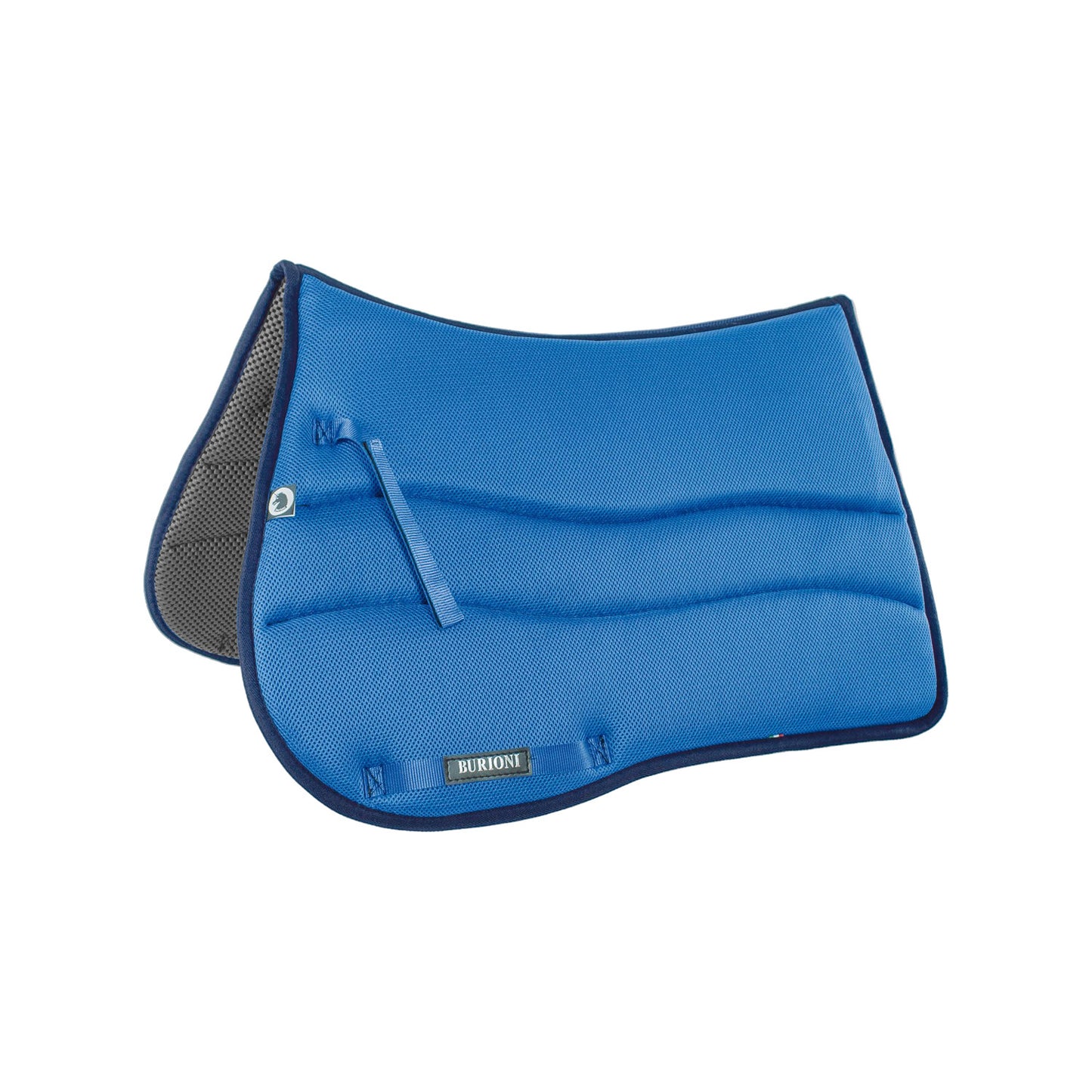 Mantilla inglesa rectangular Techno con Sympa Burioni - Azul royal