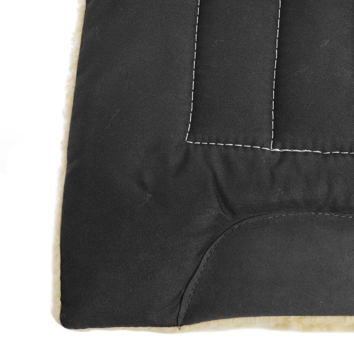 Manta western de cordura de color sólido Pool's - Negro
