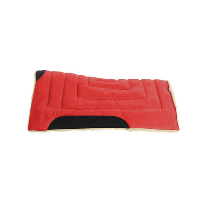 Manta western de cordura de color sólido Pool's - Rojo